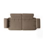 Atelier Del Sofa Bonjo Walnut - Earth Sofá de 3 plazas